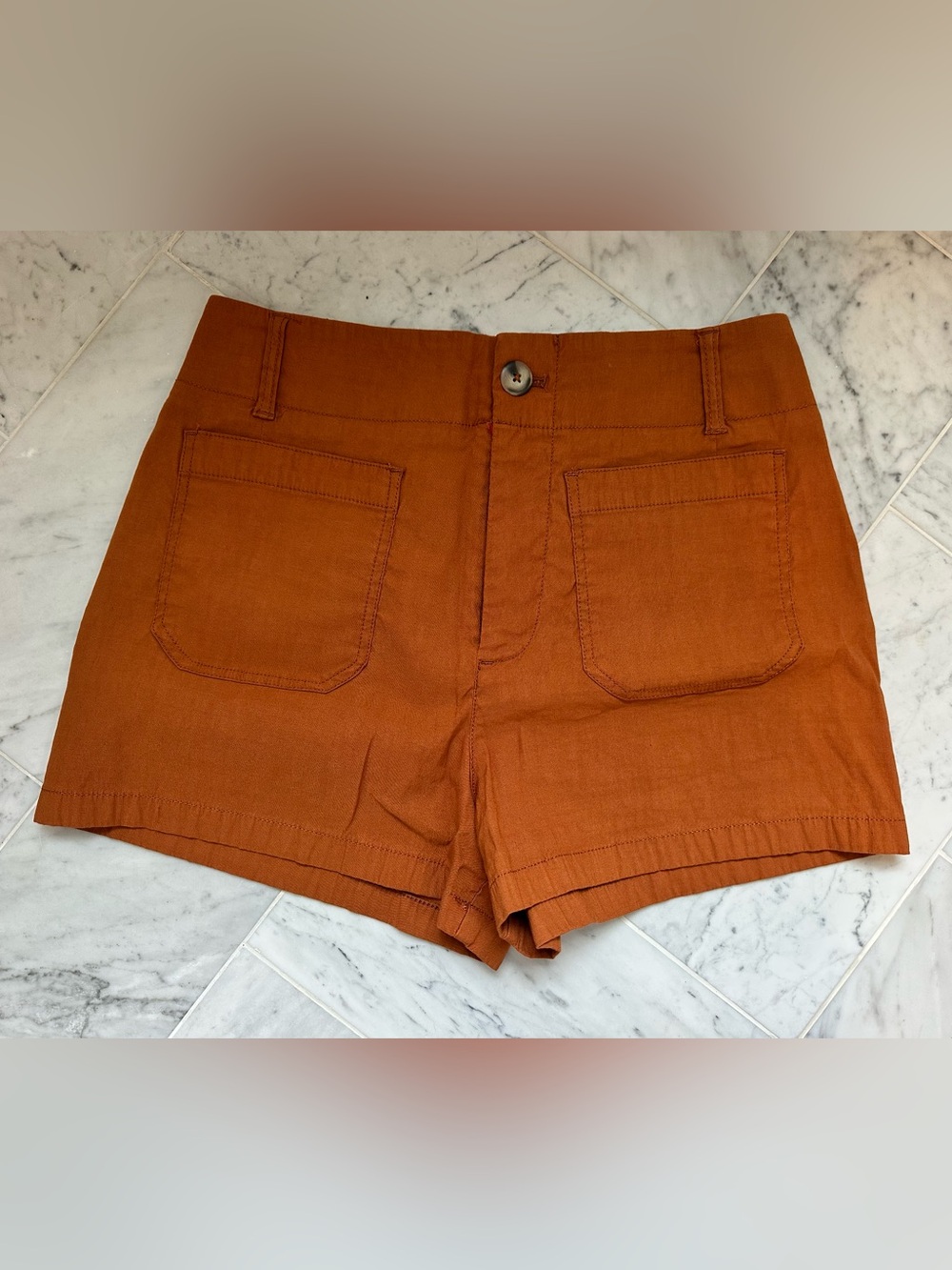 Maeve Burnt Orange 4 Pocket Colette Chino
Shorts Size 29